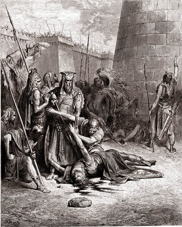 LA MORTE DI ABIMELECH giudici, 9,54